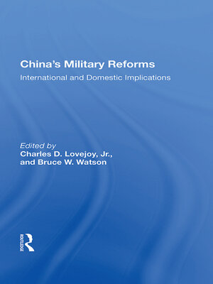 cover image of China's Military Reforms